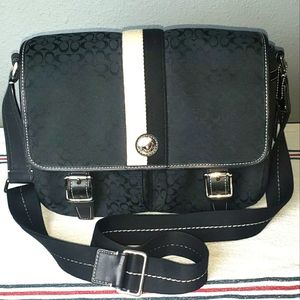 Coach Voyager Signature Messenger Bag